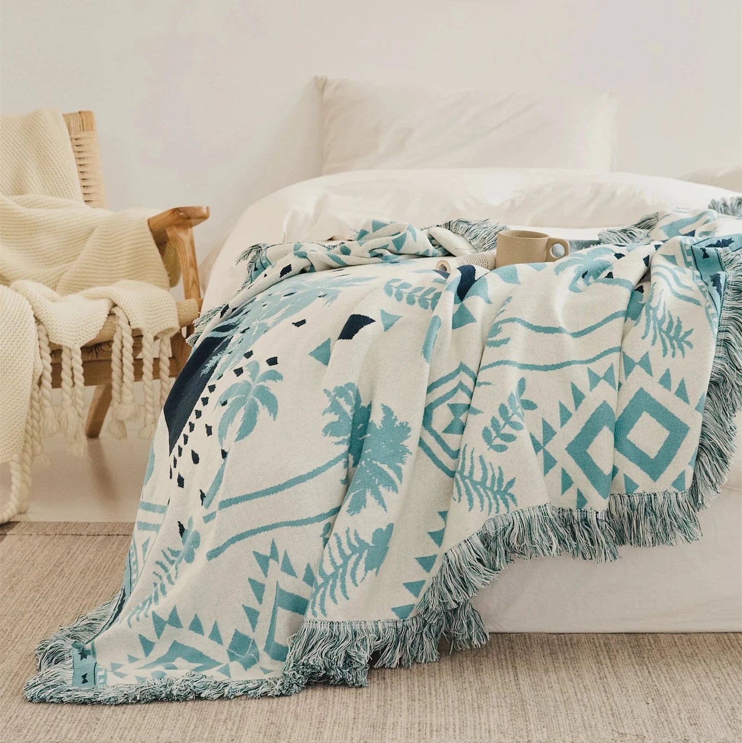 Bohemian Selva Pattern Throw Blanket