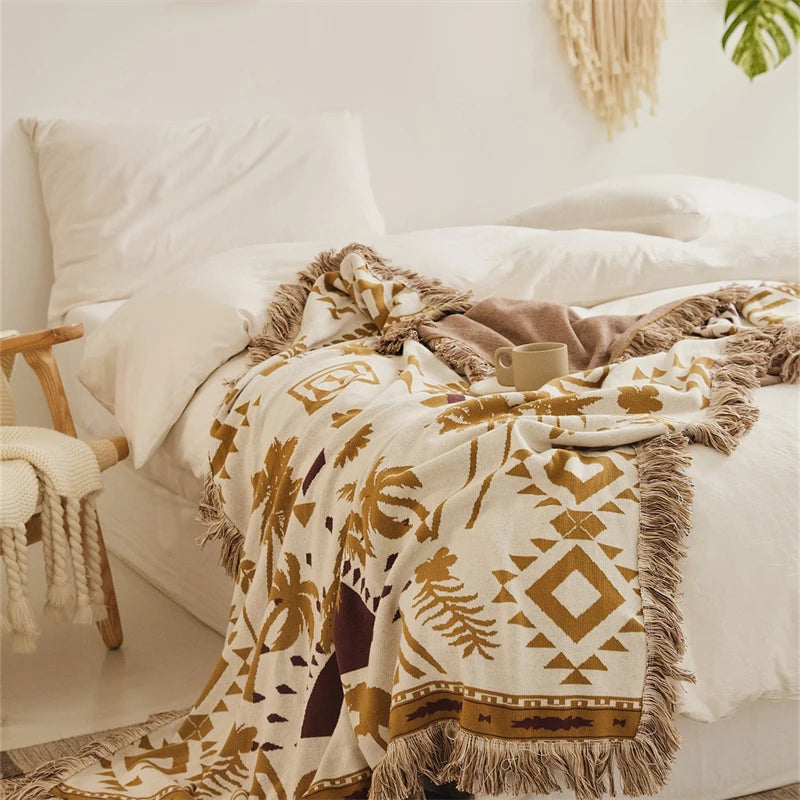 Bohemian Selva Pattern Throw Blanket